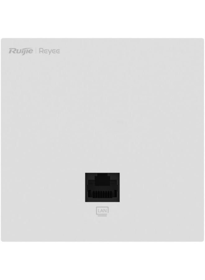 Ruijie نقطة وصول ريي RG-RAP1261 واي فاي 6 AX3000 رقيقة للغاية، ثنائية النطاق 2×2 MU-MIMO (2976 ميجابت في الثانية)، 2× إيثرنت جيجابت وPoE-in (802.3af/at)، تصميم رقيق 86 مم مع براءة اختراع للتبريد، شبكة ريي و802.11k/v/r، تجوال سحابي وذكاء اصطناعي - Image 1